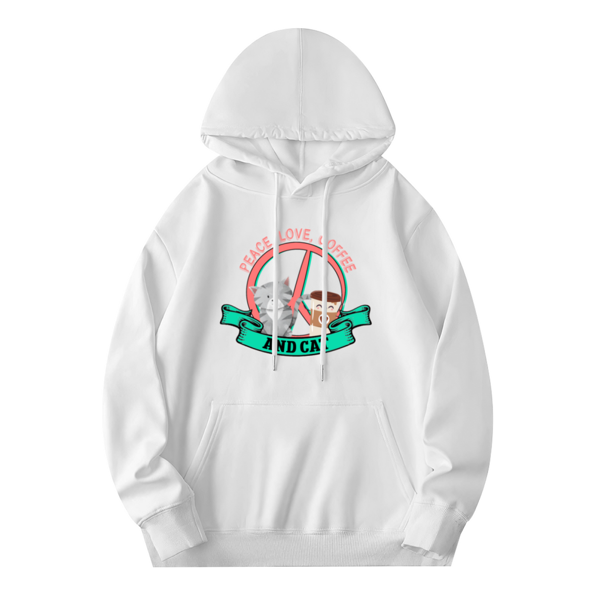 Streetwear Hoodie - Cat Lover Design