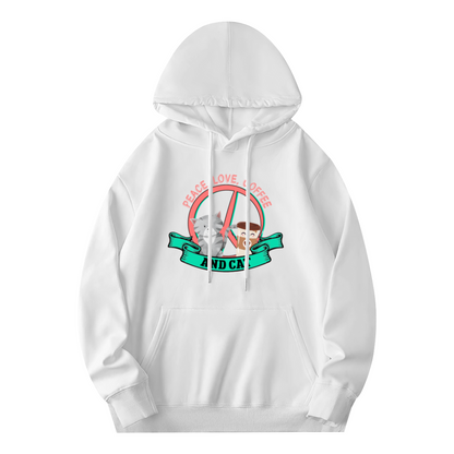 Streetwear Hoodie - Cat Lover Design