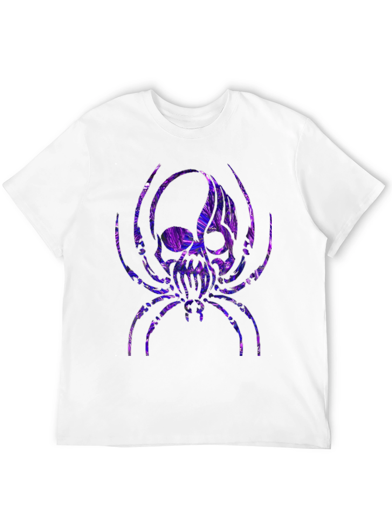 Skull Spider Graphic Tee - Black