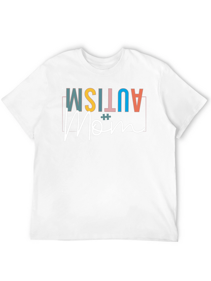 Autism Mom Black Graphic Tee