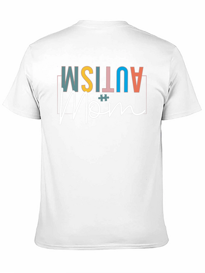Autism Mom Black Graphic Tee