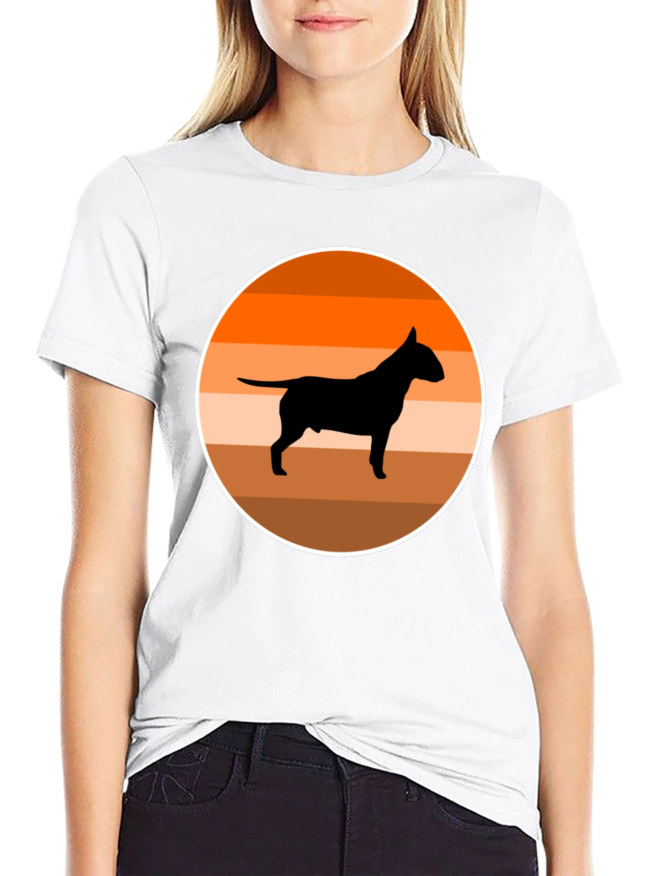 Bull Terrier Sunset T-Shirt