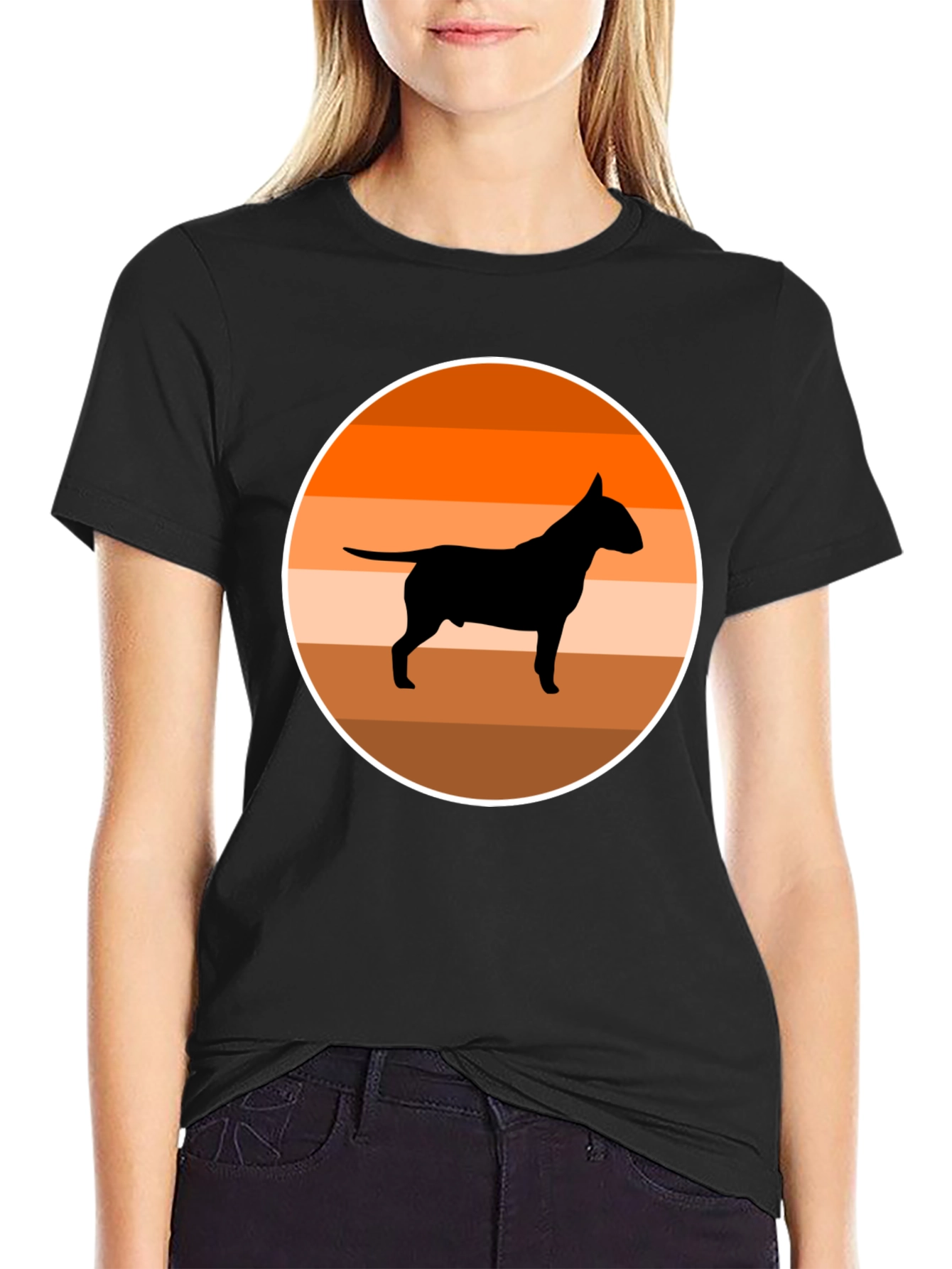 Bull Terrier Sunset T-Shirt