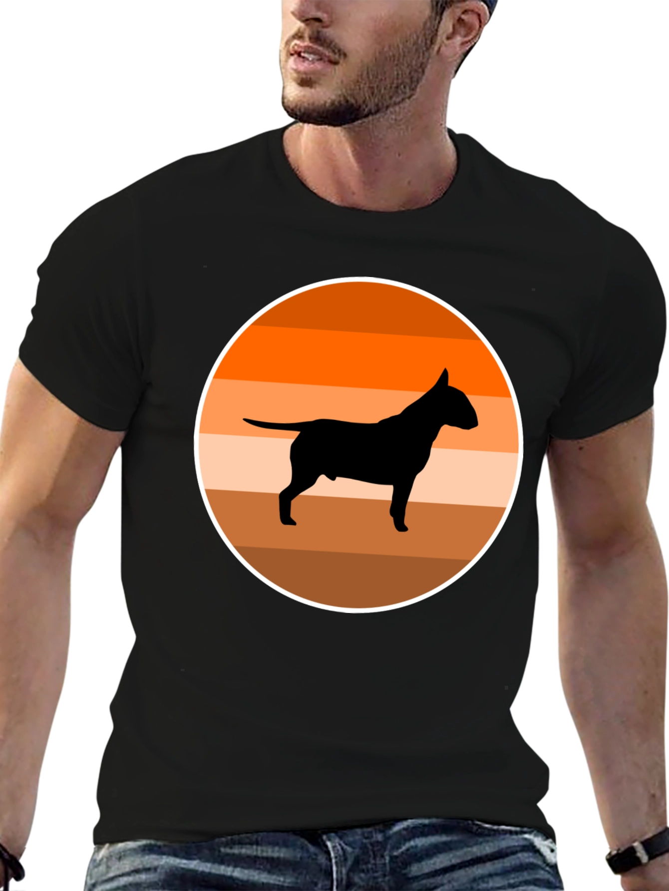 Bull Terrier Sunset T-Shirt