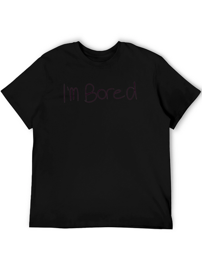 Im Bored Graphic T-Shirt - Mens Casual Wear