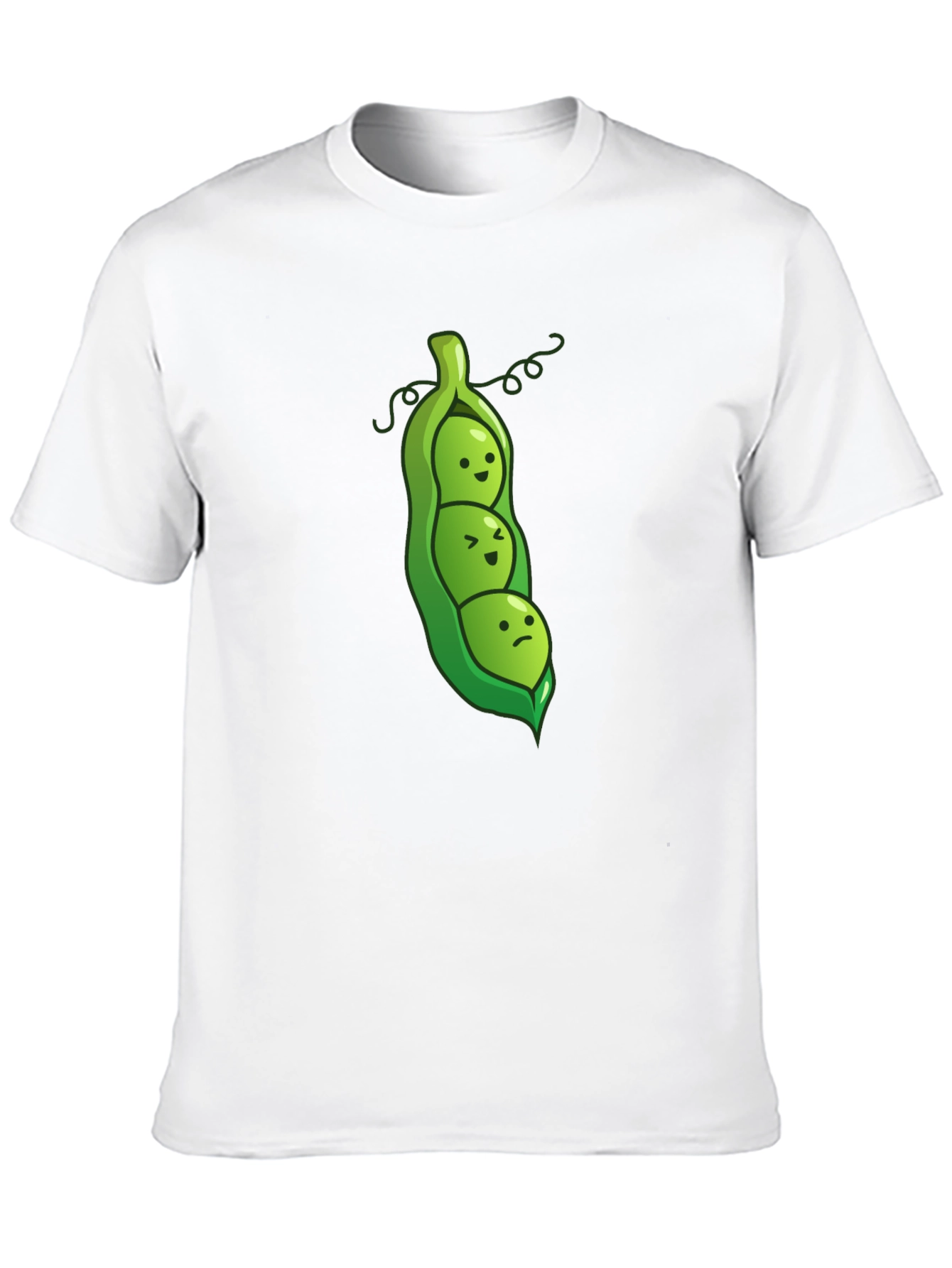 Three Peas in a Pod Graphic Tee - Black