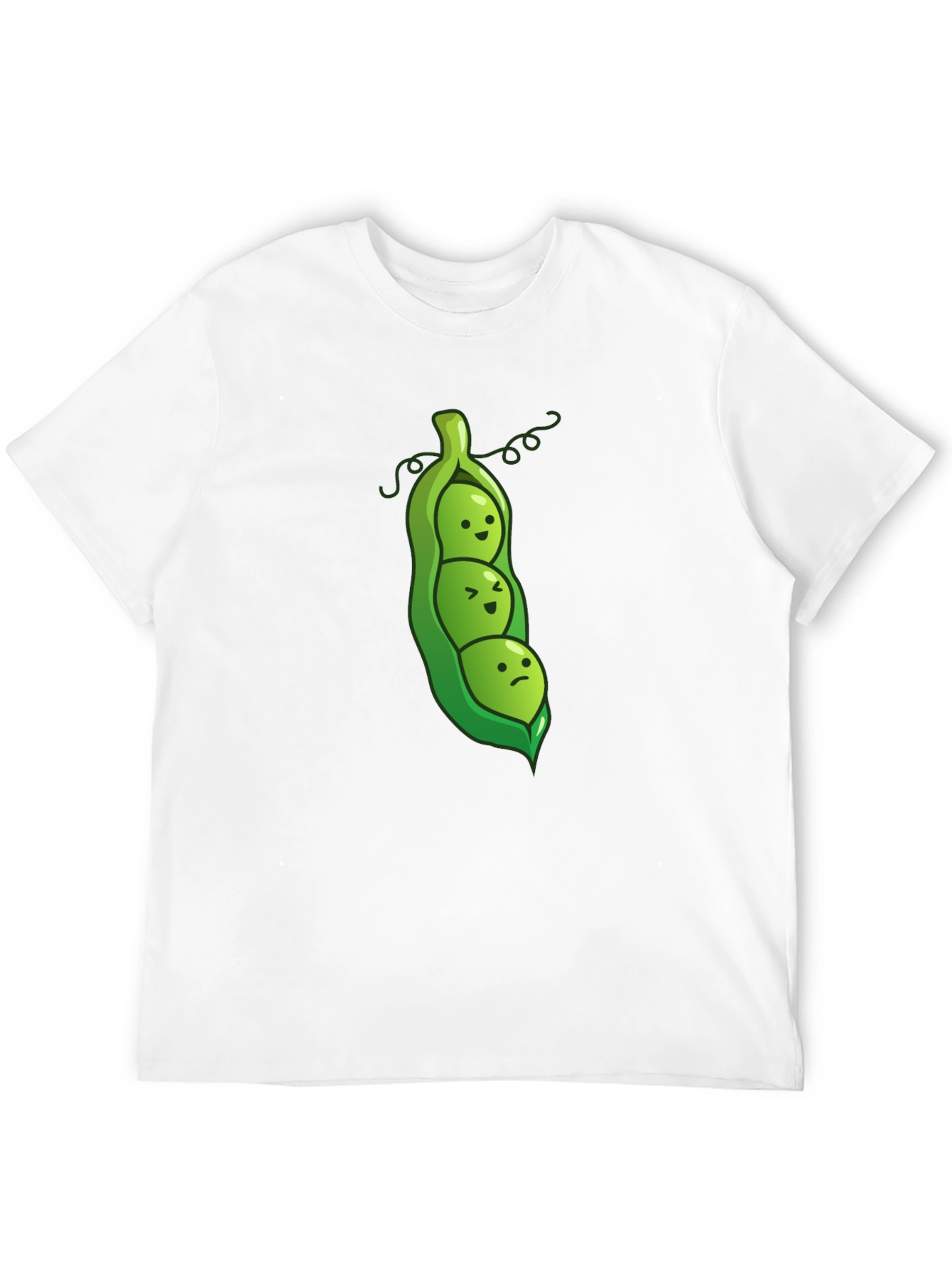Three Peas in a Pod Graphic Tee - Black