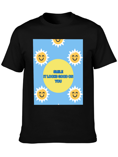 Smile Graphic T-Shirt: Looks Good On You