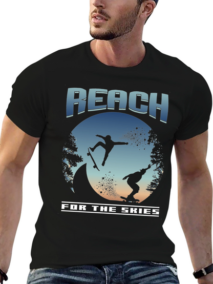 Reach for the Skies Skateboard T-Shirt