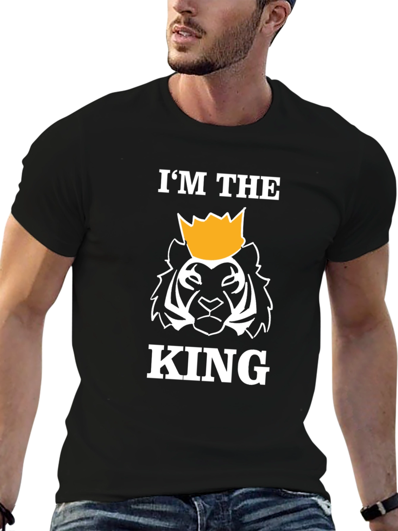 Im The King Black Graphic T-Shirt
