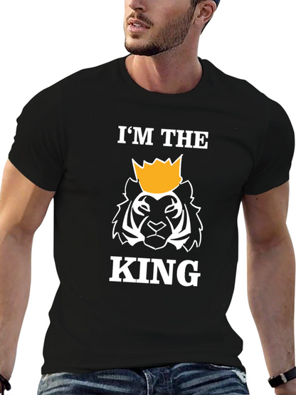 Im The King Black Graphic T-Shirt