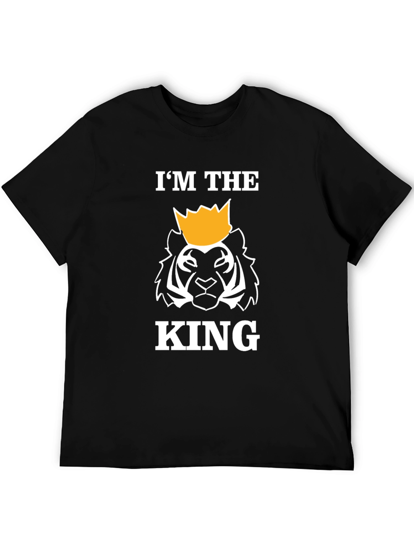 Im The King Black Graphic T-Shirt