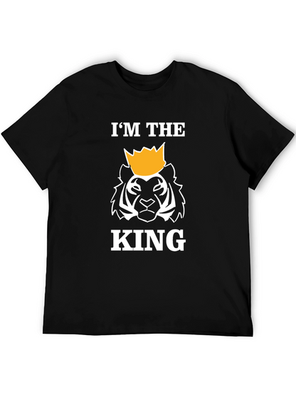 Im The King Black Graphic T-Shirt