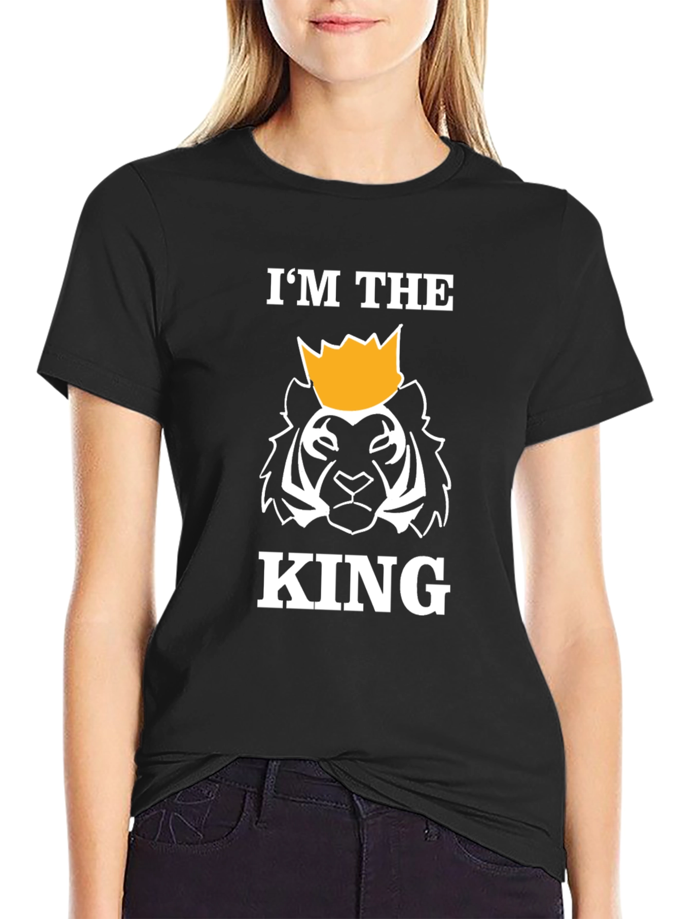 Im The King Black Graphic T-Shirt