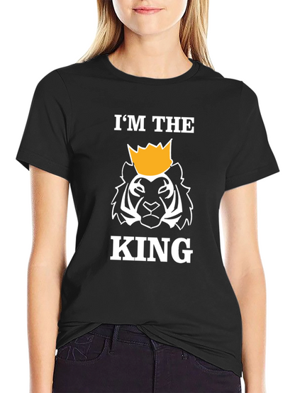Im The King Black Graphic T-Shirt