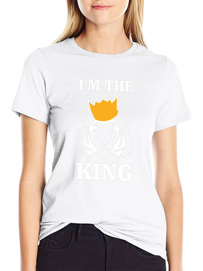 Im The King Black Graphic T-Shirt