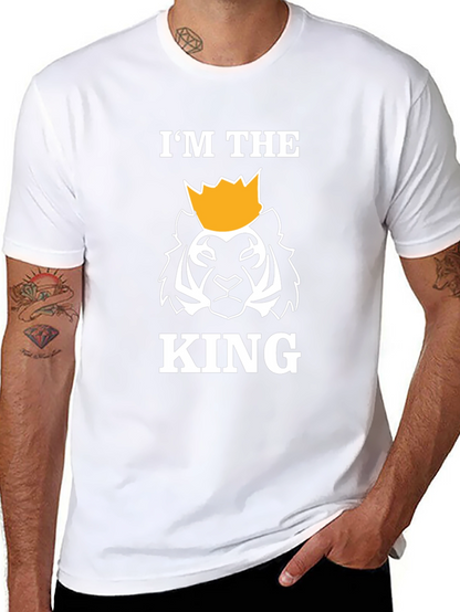 Im The King Black Graphic T-Shirt