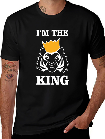 Im The King Black Graphic T-Shirt