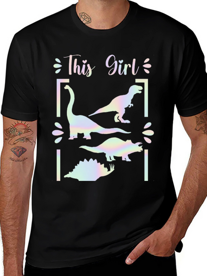 Dinosaur Girls Graphic T-Shirt