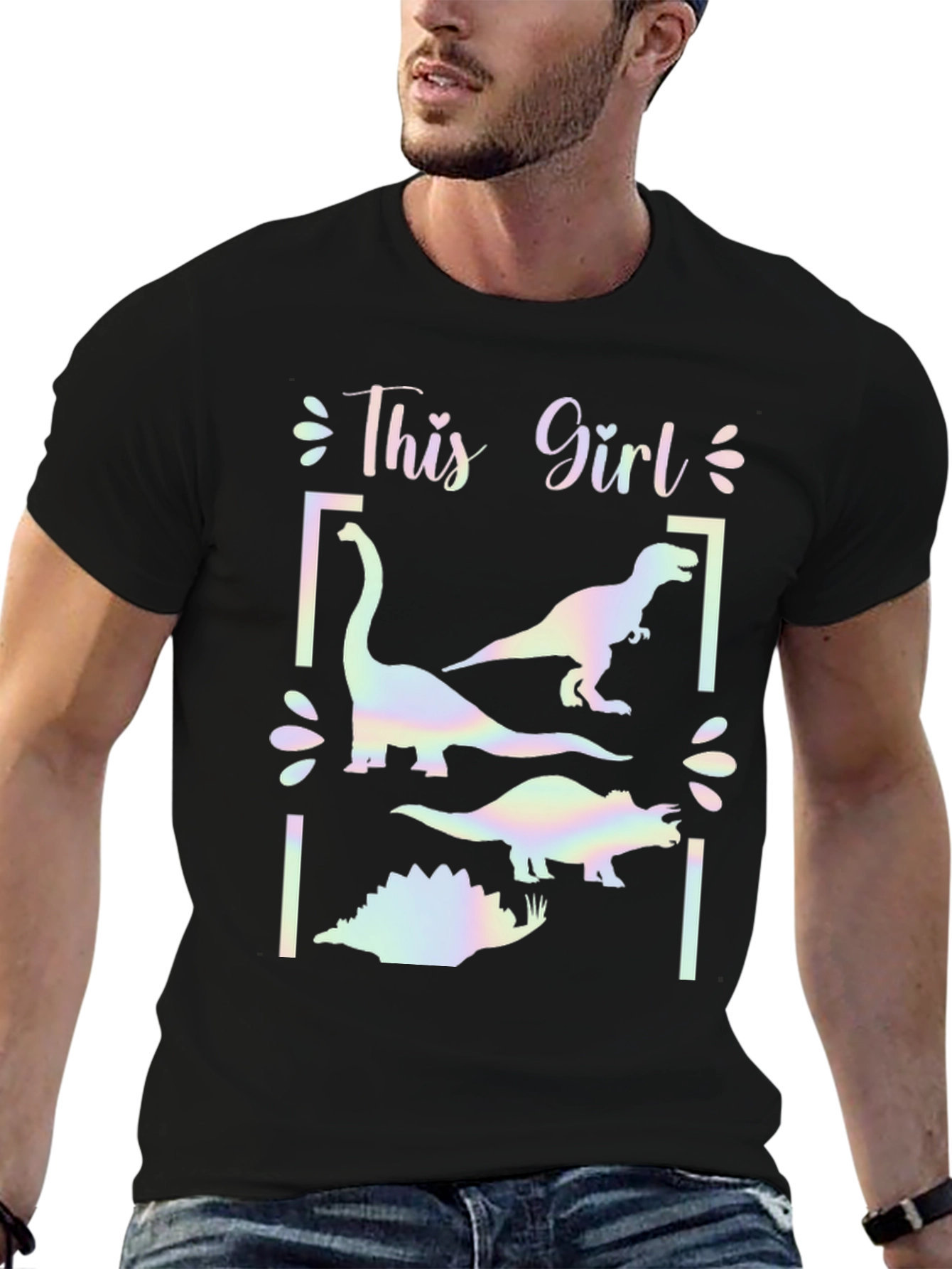 Dinosaur Girls Graphic T-Shirt