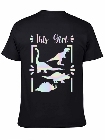 Dinosaur Girls Graphic T-Shirt
