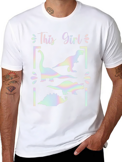 Dinosaur Girls Graphic T-Shirt