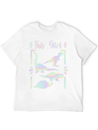 Dinosaur Girls Graphic T-Shirt