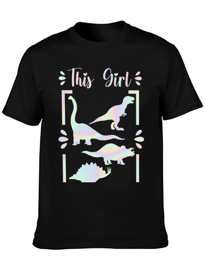 Dinosaur Girls Graphic T-Shirt