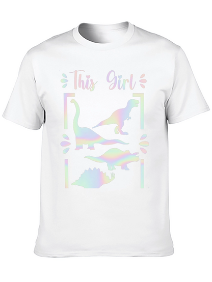 Dinosaur Girls Graphic T-Shirt
