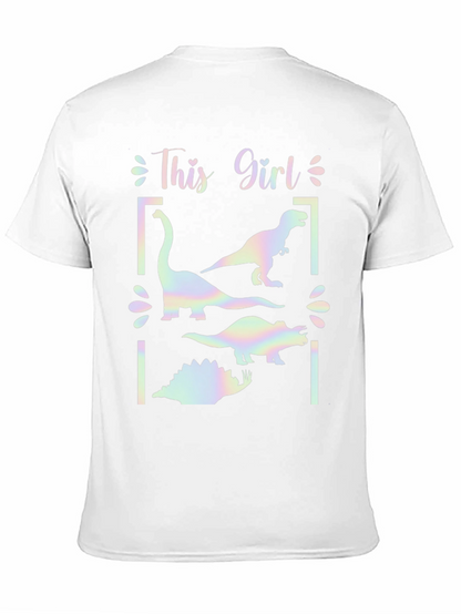 Dinosaur Girls Graphic T-Shirt