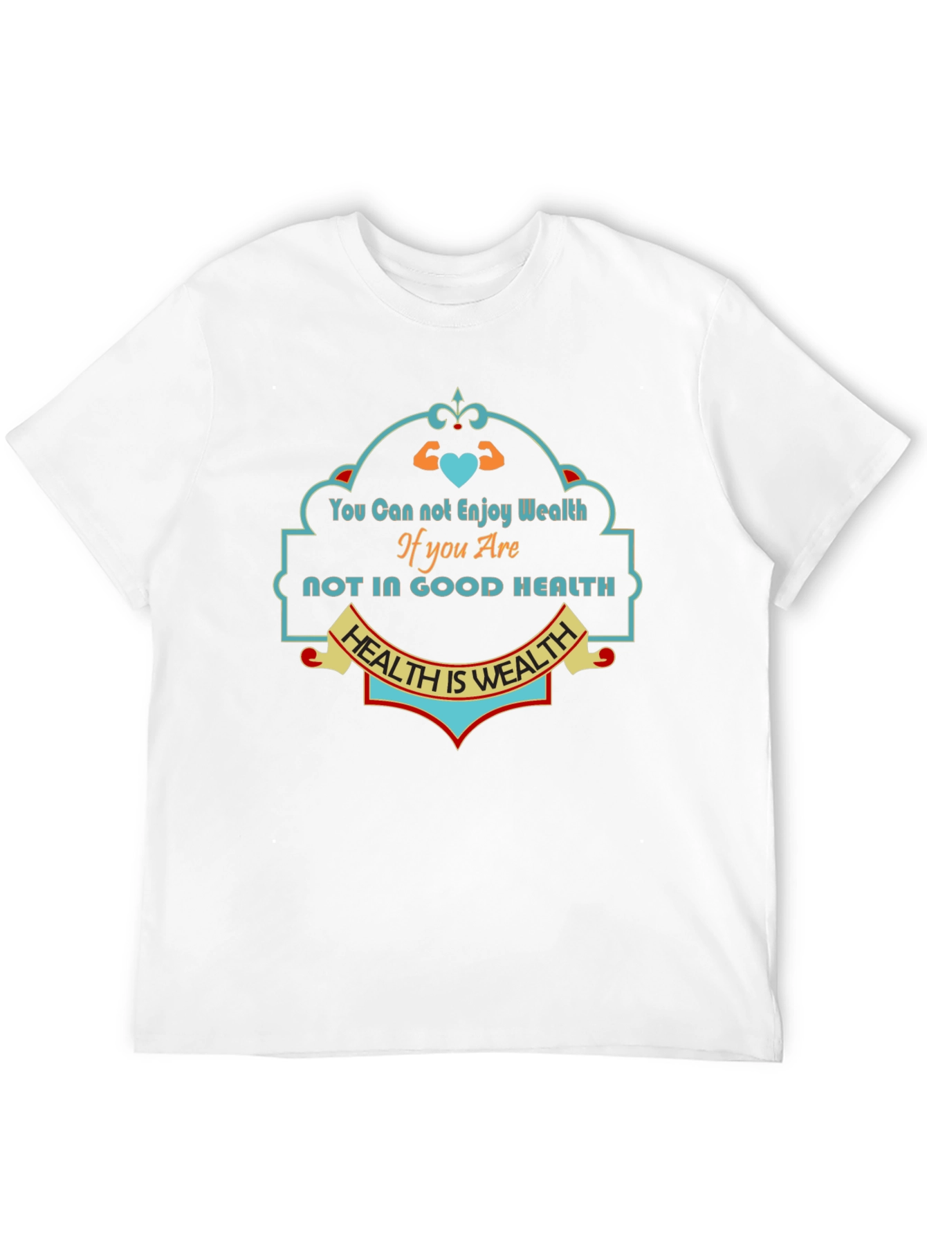Health is Wealth Graphic Tee