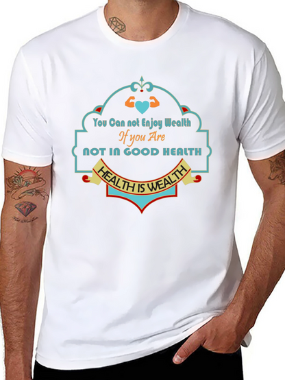 Health is Wealth Graphic Tee