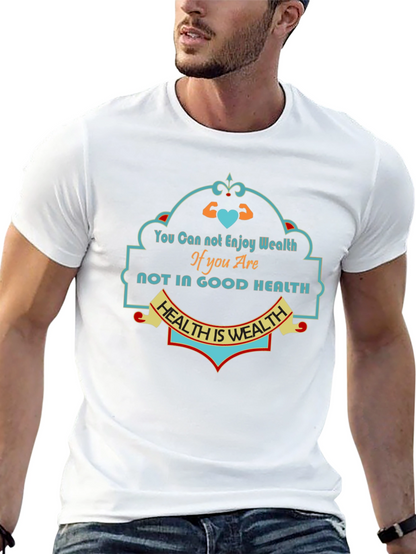 Health is Wealth Graphic Tee