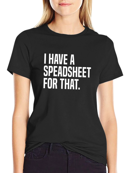 Spreadsheet T-Shirt - Data Analyst Humor Tee