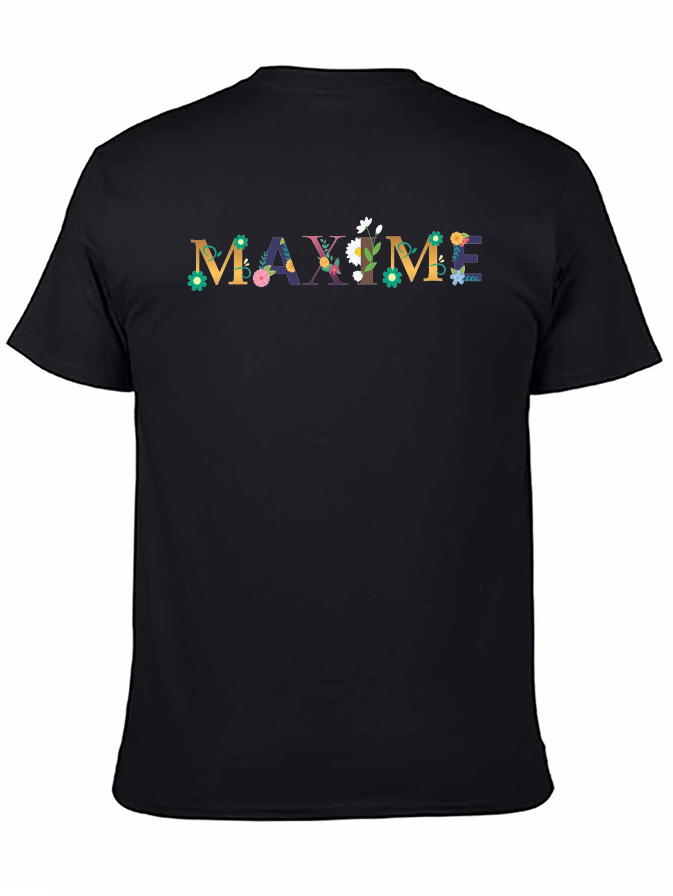 Floral MAXIME Graphic Tee - Stylish Mens T-Shirt