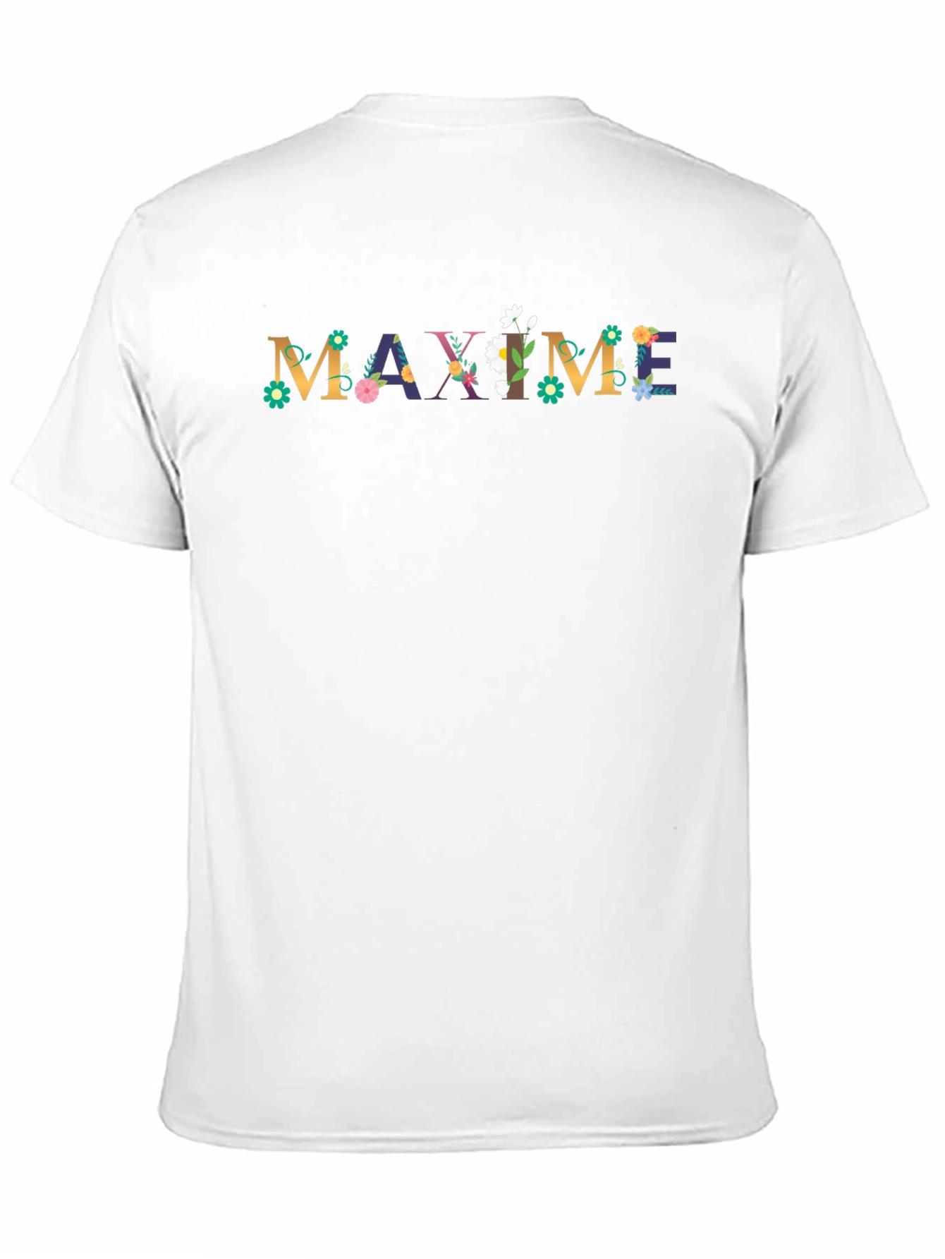 Floral MAXIME Graphic Tee - Stylish Mens T-Shirt
