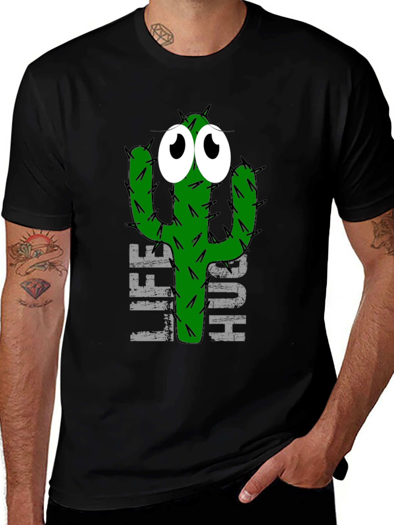 Life Hug Cactus Graphic Tee