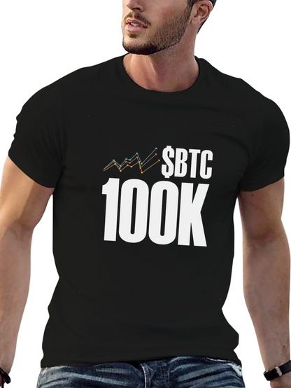 BTC 100K Black T-Shirt