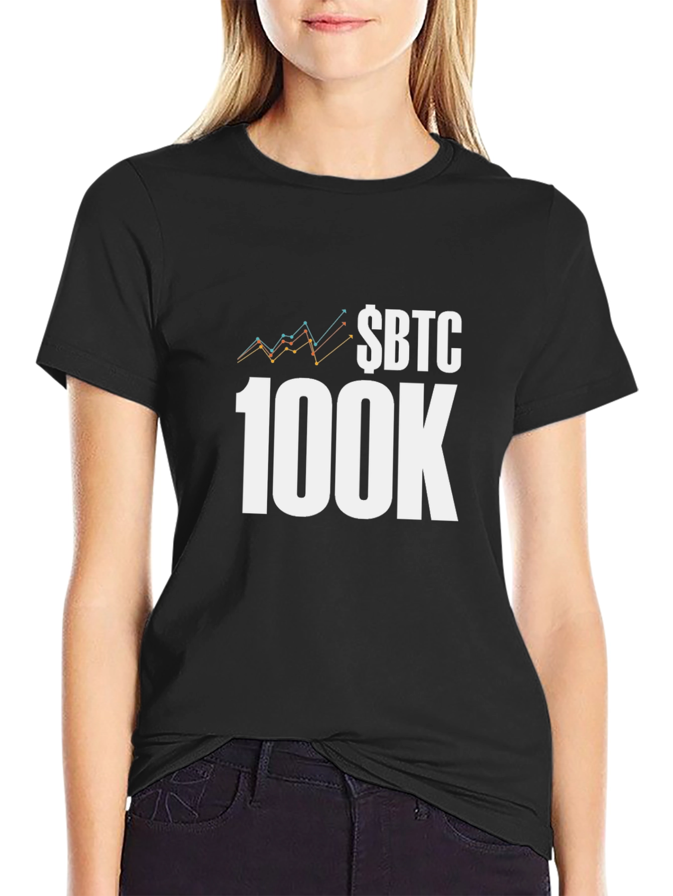 BTC 100K Black T-Shirt