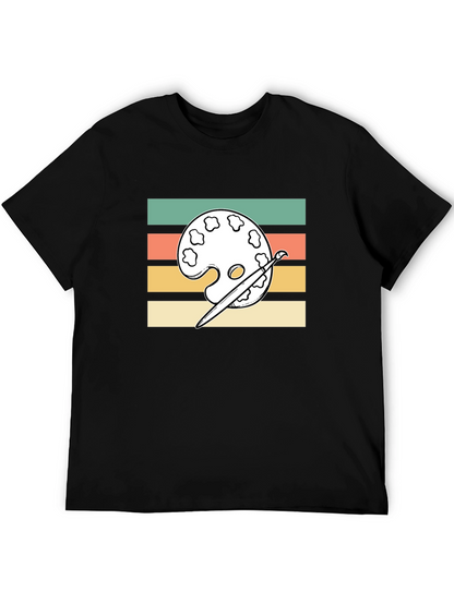 Retro Artist Palette T-Shirt - Painters Tee