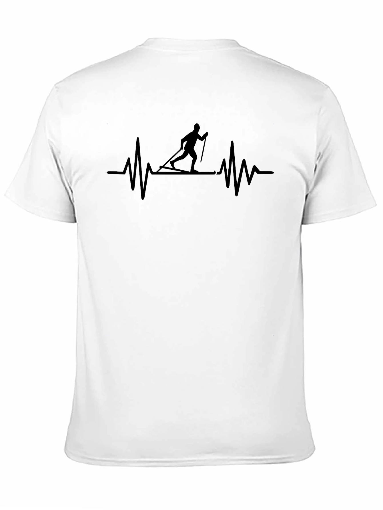Ski Heartbeat T-Shirt - Active Lifestyle Tee