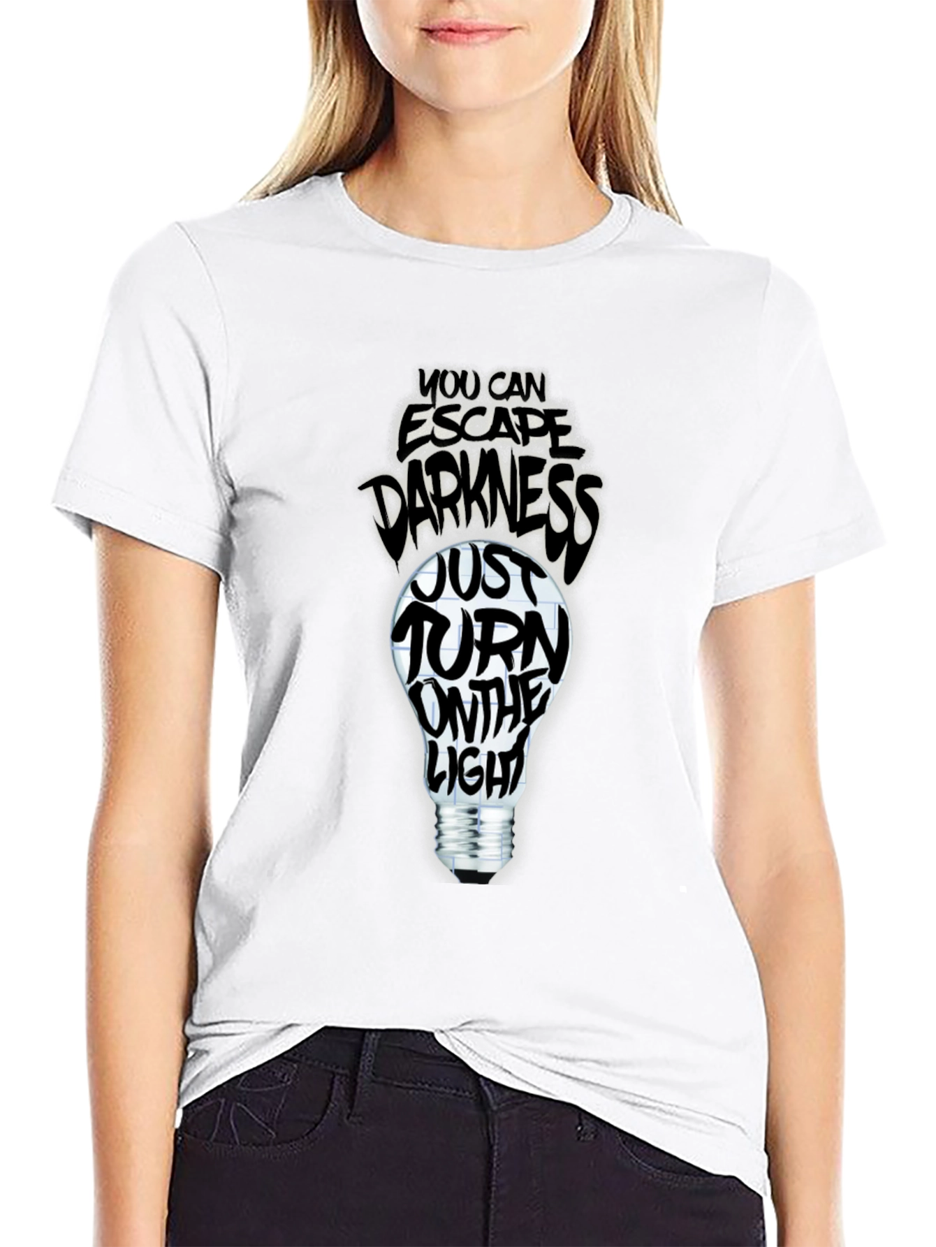 Escape Darkness T-Shirt: Turn on the Light