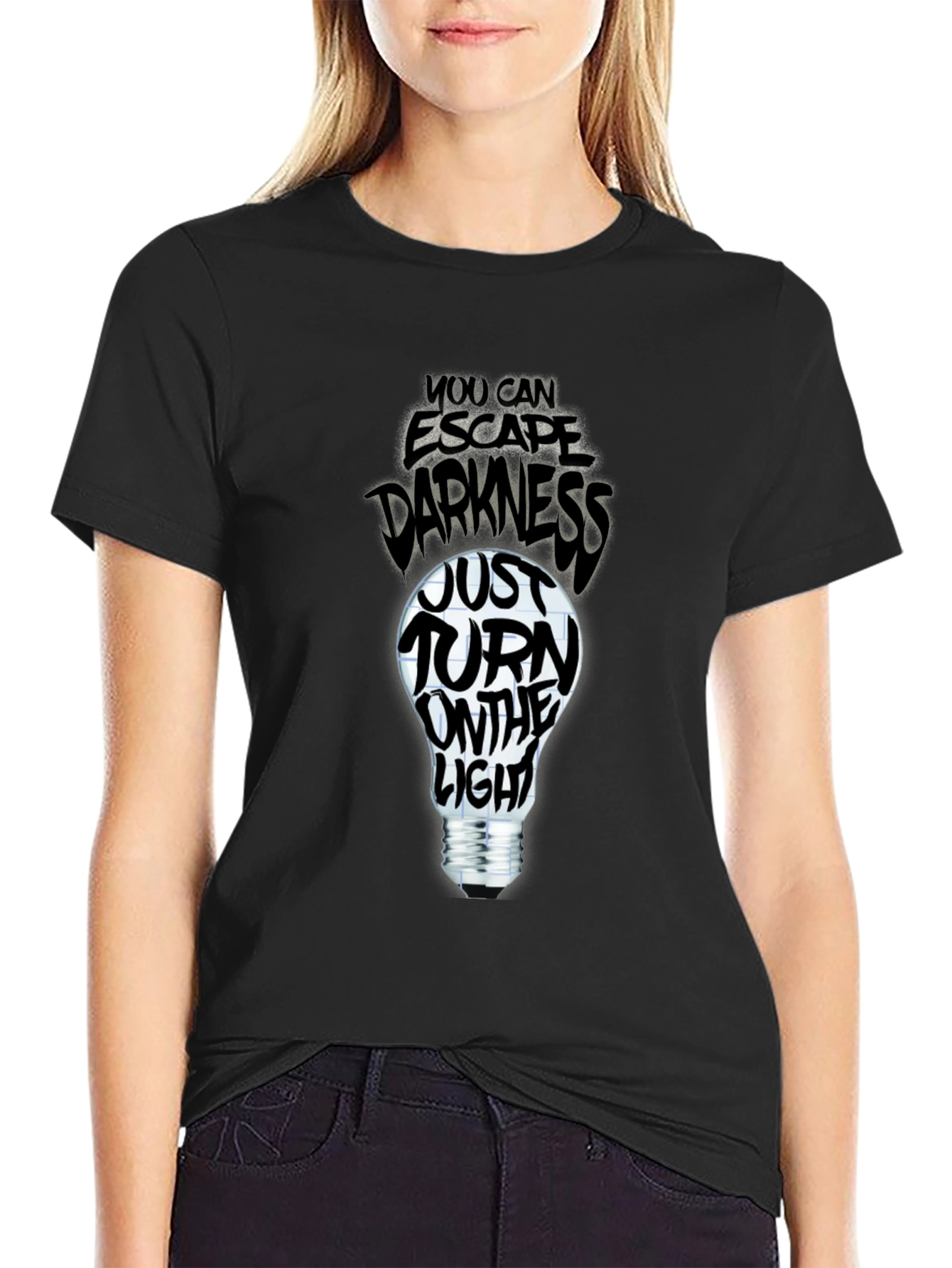 Escape Darkness T-Shirt: Turn on the Light