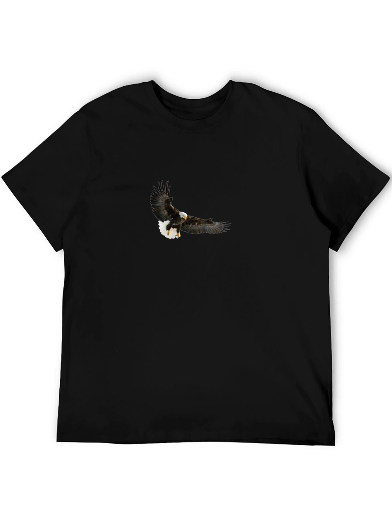 Bald Eagle Graphic Black T-Shirt