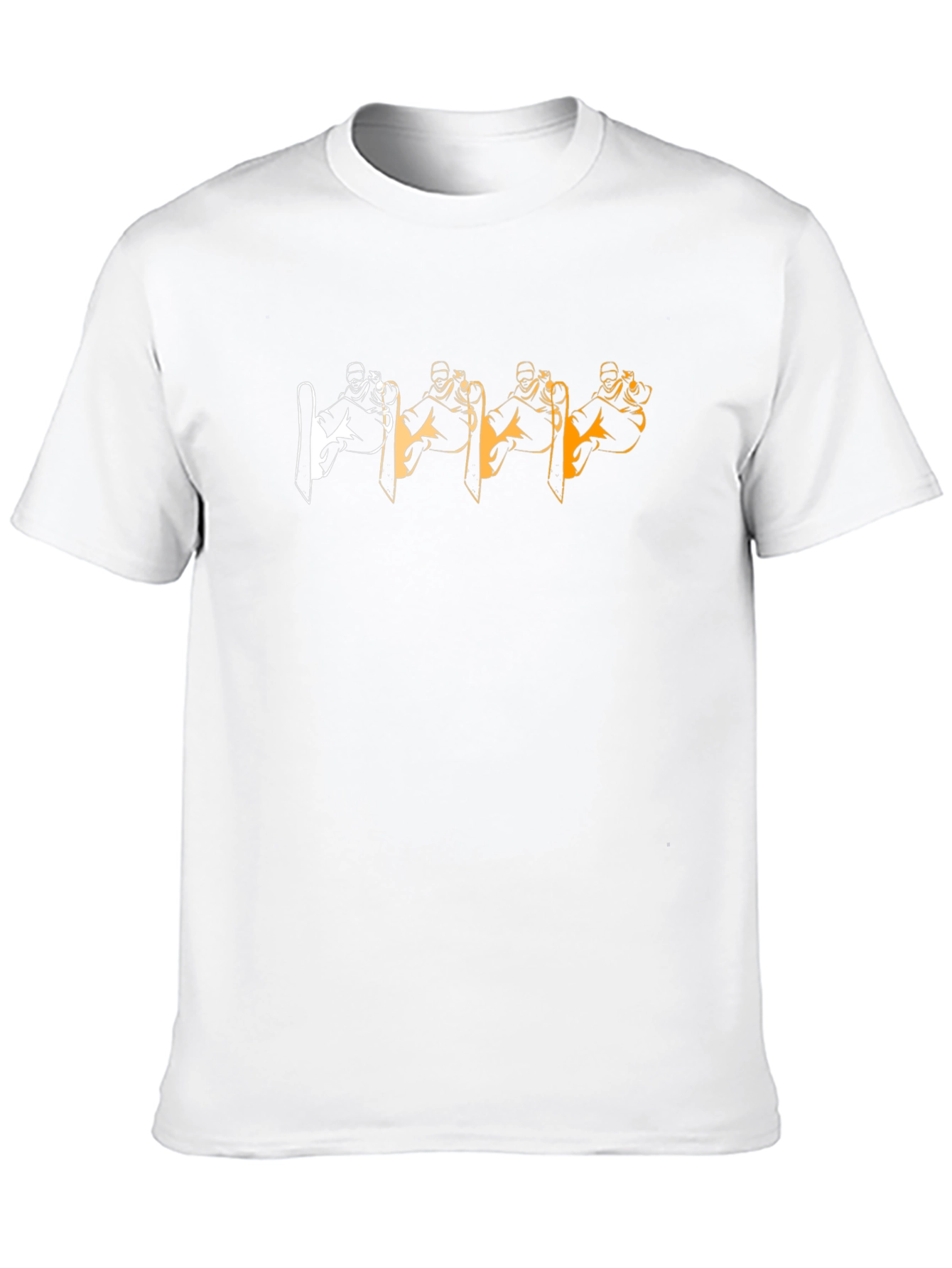 Cool Skier Graphic Tee - Black