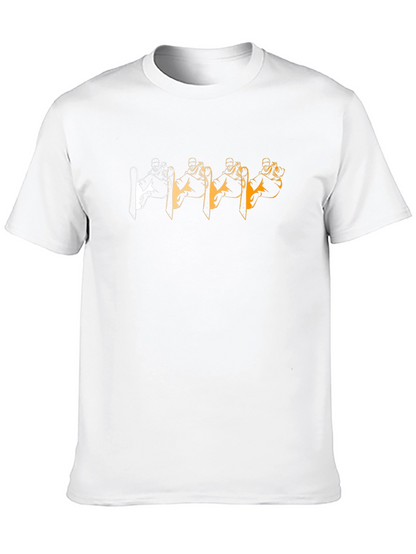 Cool Skier Graphic Tee - Black