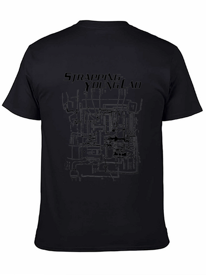 Strapping Young Lad Black Graphic Tee