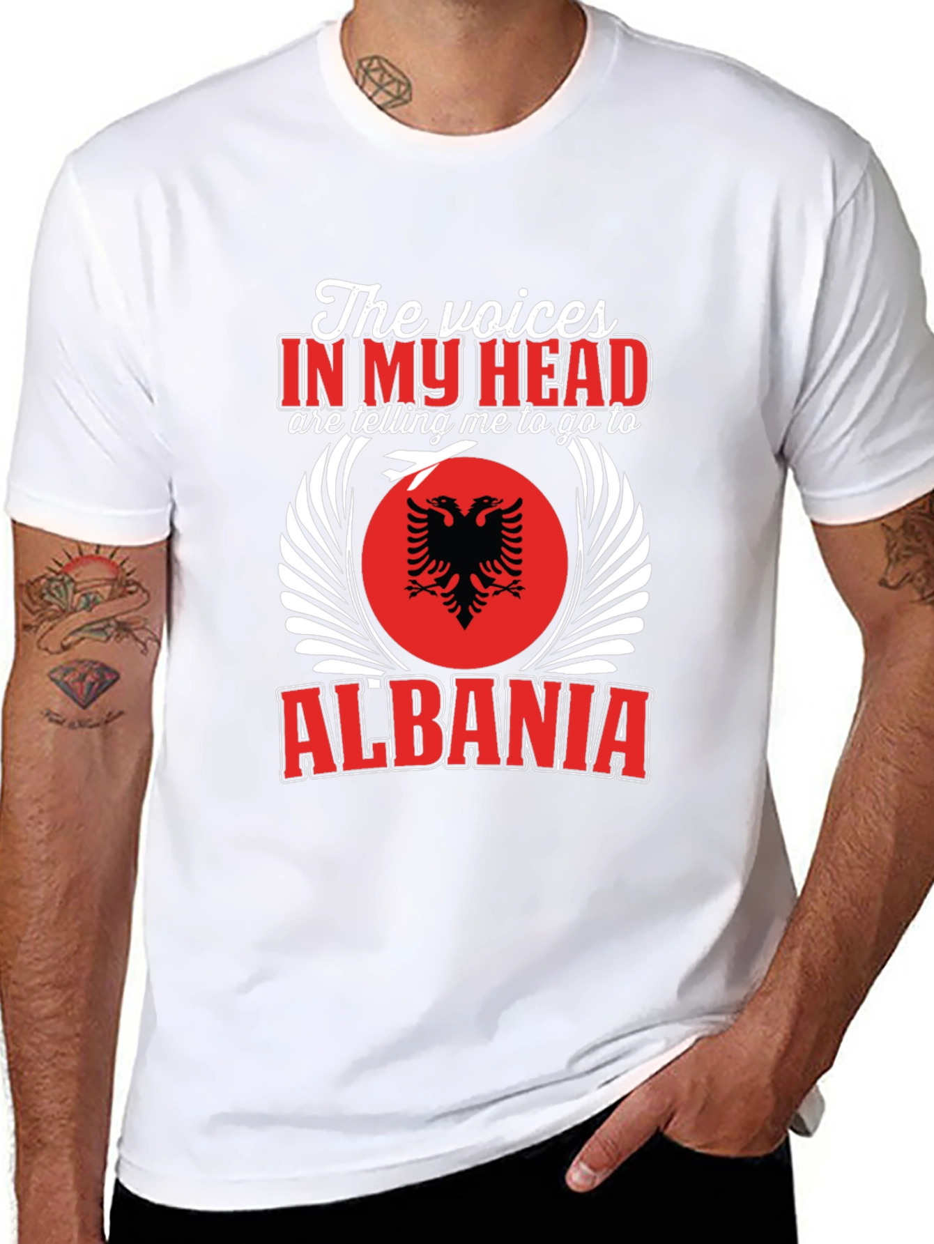 Albania T-Shirt - Voices in My Head