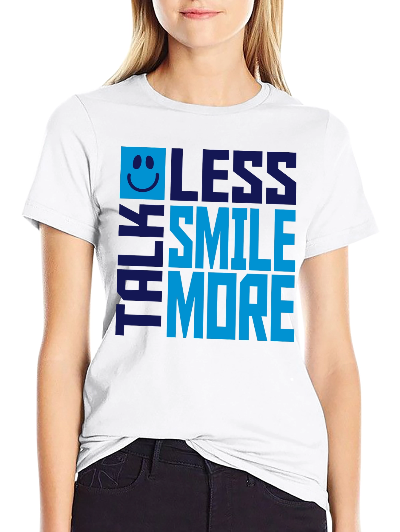 Talk Less Smile More Graphic Tee - Mens