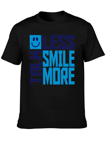 Talk Less Smile More Graphic Tee - Mens